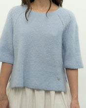 Load image into Gallery viewer, MOS MOSH x Light Blue Alpaca-Blend Knit Short Sleeve (XS-M)