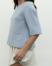 Load image into Gallery viewer, MOS MOSH x Light Blue Alpaca-Blend Knit Short Sleeve (XS-M)