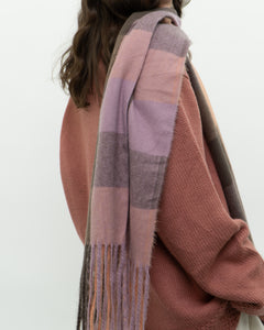 Modern x Super Soft Pink Plaid Scarf