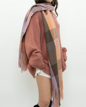 Load image into Gallery viewer, Modern x Super Soft Pink Plaid Scarf