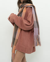 Load image into Gallery viewer, Modern x Super Soft Pink Plaid Scarf