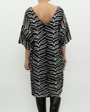 Load image into Gallery viewer, Vintage x Made in Canada x Knit Zebra Dress (XS-M)