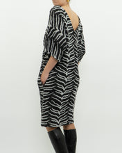 Load image into Gallery viewer, Vintage x Made in Canada x Knit Zebra Dress (XS-M)