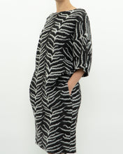 Load image into Gallery viewer, Vintage x Made in Canada x Knit Zebra Dress (XS-M)