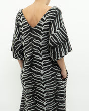 Load image into Gallery viewer, Vintage x Made in Canada x Knit Zebra Dress (XS-M)