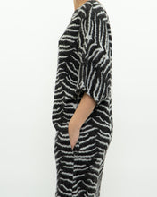 Load image into Gallery viewer, Vintage x Made in Canada x Knit Zebra Dress (XS-M)