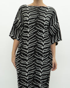 Vintage x Made in Canada x Knit Zebra Dress (XS-M)