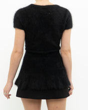 Load image into Gallery viewer, LINE x black angora long top (S, M)