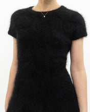 Load image into Gallery viewer, LINE x black angora long top (S, M)