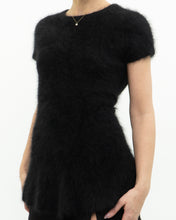 Load image into Gallery viewer, LINE x black angora long top (S, M)