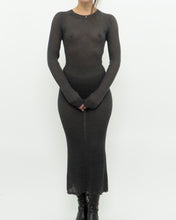 Load image into Gallery viewer, Modern x DAILY PRACTICE Grey Shimmer Ribbed Knit Dress (S, M)