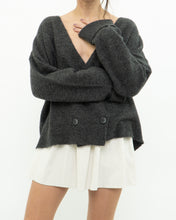 Load image into Gallery viewer, Modern x PIECES Alpaca-blend Grey Knit Cardigan (S-XL)