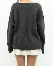 Load image into Gallery viewer, Modern x PIECES Alpaca-blend Grey Knit Cardigan (S-XL)