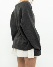 Load image into Gallery viewer, Modern x PIECES Alpaca-blend Grey Knit Cardigan (S-XL)