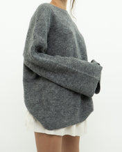 Load image into Gallery viewer, LINDEX x Heathered Grey Wool, Mohair Knit Sweater (XS-L)