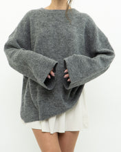 Load image into Gallery viewer, LINDEX x Heathered Grey Wool, Mohair Knit Sweater (XS-L)