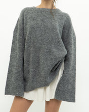 Load image into Gallery viewer, LINDEX x Heathered Grey Wool, Mohair Knit Sweater (XS-L)