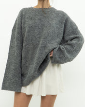 Load image into Gallery viewer, LINDEX x Heathered Grey Wool, Mohair Knit Sweater (XS-L)