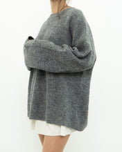 Load image into Gallery viewer, LINDEX x Heathered Grey Wool, Mohair Knit Sweater (XS-L)