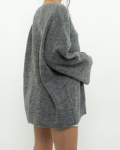 Load image into Gallery viewer, LINDEX x Heathered Grey Wool, Mohair Knit Sweater (XS-L)