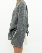 Load image into Gallery viewer, LINDEX x Heathered Grey Wool, Mohair Knit Sweater (XS-L)