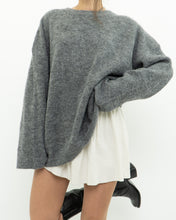 Load image into Gallery viewer, LINDEX x Heathered Grey Wool, Mohair Knit Sweater (XS-L)