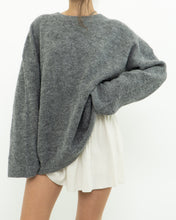 Load image into Gallery viewer, LINDEX x Heathered Grey Wool, Mohair Knit Sweater (XS-L)