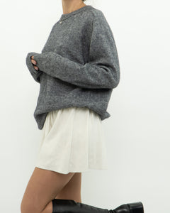 Modern x Grey Wool Soft Oversized Knit Sweater (XS-L)