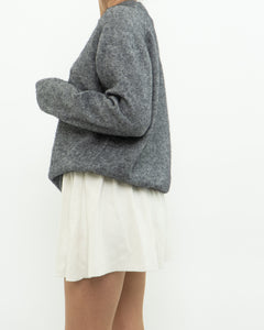 Modern x Grey Wool Soft Oversized Knit Sweater (XS-L)