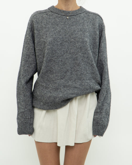 Modern x Grey Wool Soft Oversized Knit Sweater (XS-L)