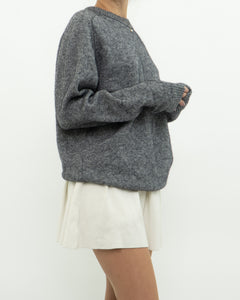 Modern x Grey Wool Soft Oversized Knit Sweater (XS-L)