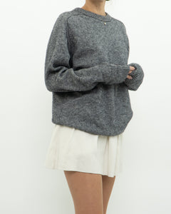 Modern x Grey Wool Soft Oversized Knit Sweater (XS-L)