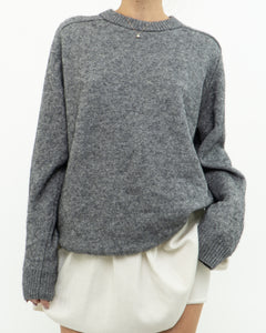 Modern x Grey Wool Soft Oversized Knit Sweater (XS-L)