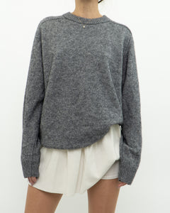 Modern x Grey Wool Soft Oversized Knit Sweater (XS-L)