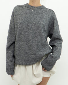 Modern x Grey Wool Soft Oversized Knit Sweater (XS-L)