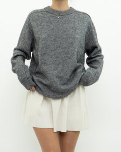 Modern x Grey Wool Soft Oversized Knit Sweater (XS-L)