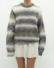 Load image into Gallery viewer, PERRY ELLIS x Striped Knit Sweater (XS-L)