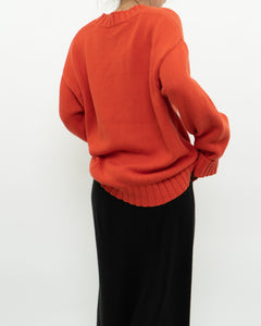 BANANA REPUBLIC x Orange Cotton Knit Sweater (XS-XL)