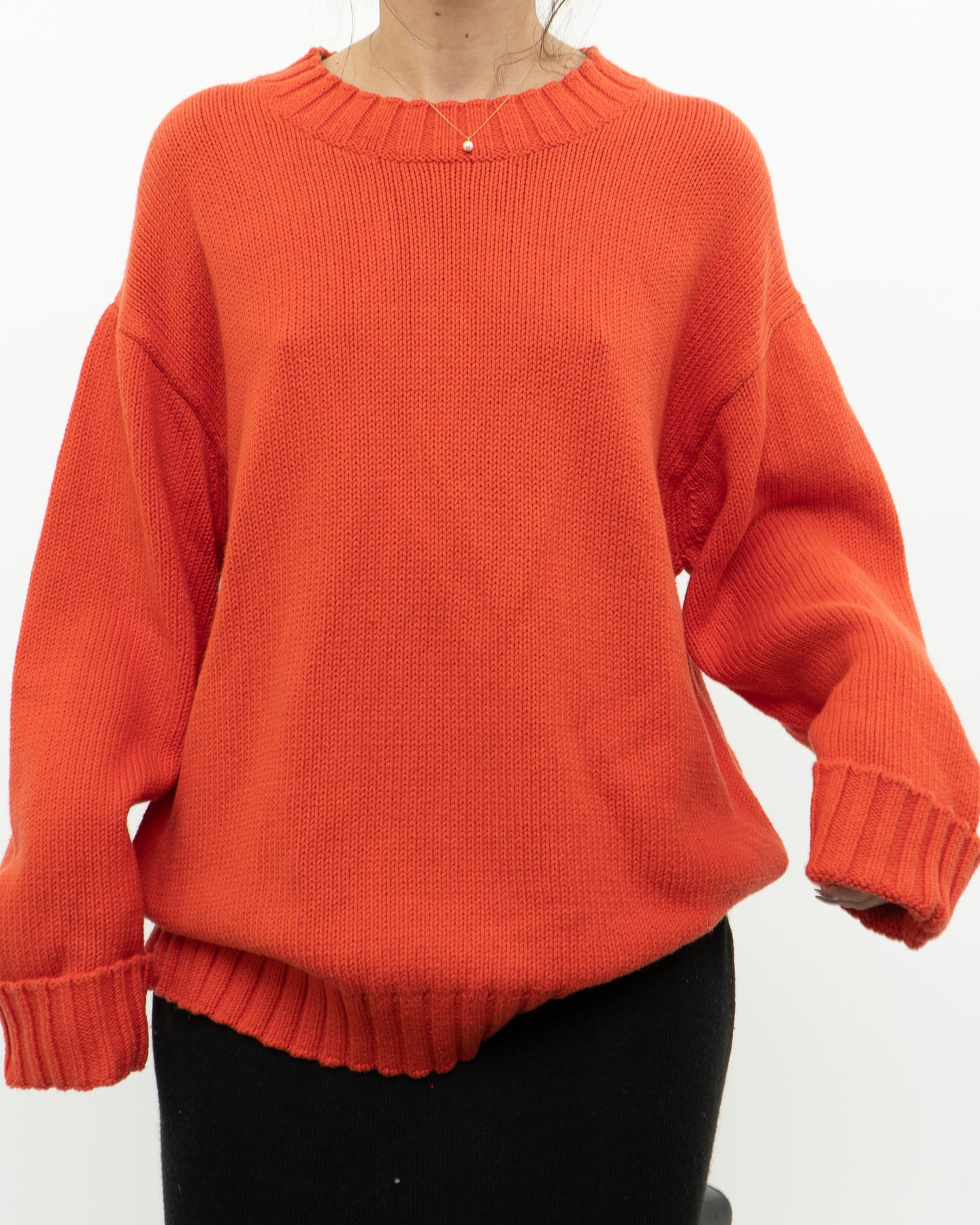 BANANA REPUBLIC x Orange Cotton Knit Sweater (XS-XL)