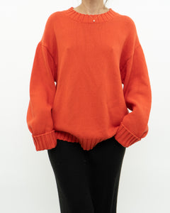 BANANA REPUBLIC x Orange Cotton Knit Sweater (XS-XL)