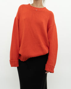 BANANA REPUBLIC x Orange Cotton Knit Sweater (XS-XL)