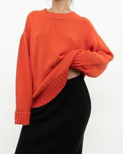 BANANA REPUBLIC x Orange Cotton Knit Sweater (XS-XL)