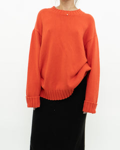 BANANA REPUBLIC x Orange Cotton Knit Sweater (XS-XL)