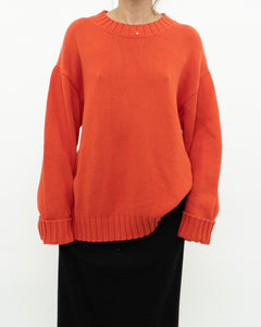 BANANA REPUBLIC x Orange Cotton Knit Sweater (XS-XL)