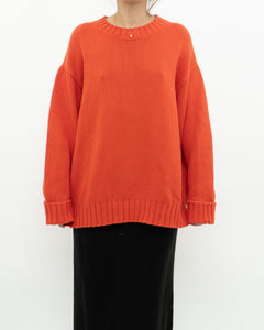 BANANA REPUBLIC x Orange Cotton Knit Sweater (XS-XL)