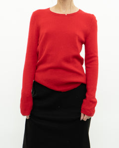 TAHARI x Red Pure Cashmere Sweater (XS-L)