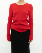 Load image into Gallery viewer, TAHARI x Red Pure Cashmere Sweater (XS-L)