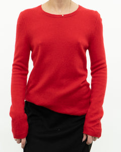 TAHARI x Red Pure Cashmere Sweater (XS-L)