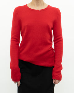 TAHARI x Red Pure Cashmere Sweater (XS-L)