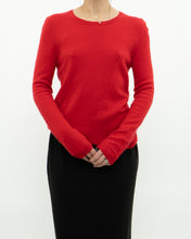 Load image into Gallery viewer, TAHARI x Red Pure Cashmere Sweater (XS-L)